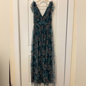 Baltic Born Green Floral Maxi Dress Brand